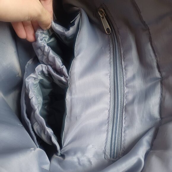 Eddie Bauer First Adventure Diaper Shoulder Bag Heather Grey Black‎ Accents - Picture 8 of 14